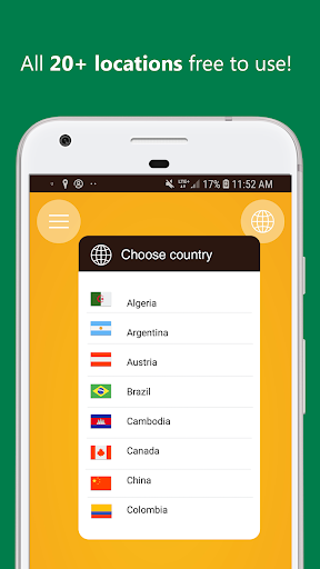 اسکرین شات 3 برنامه VPN Monkey - Free Unlimited & Fast Security Proxy