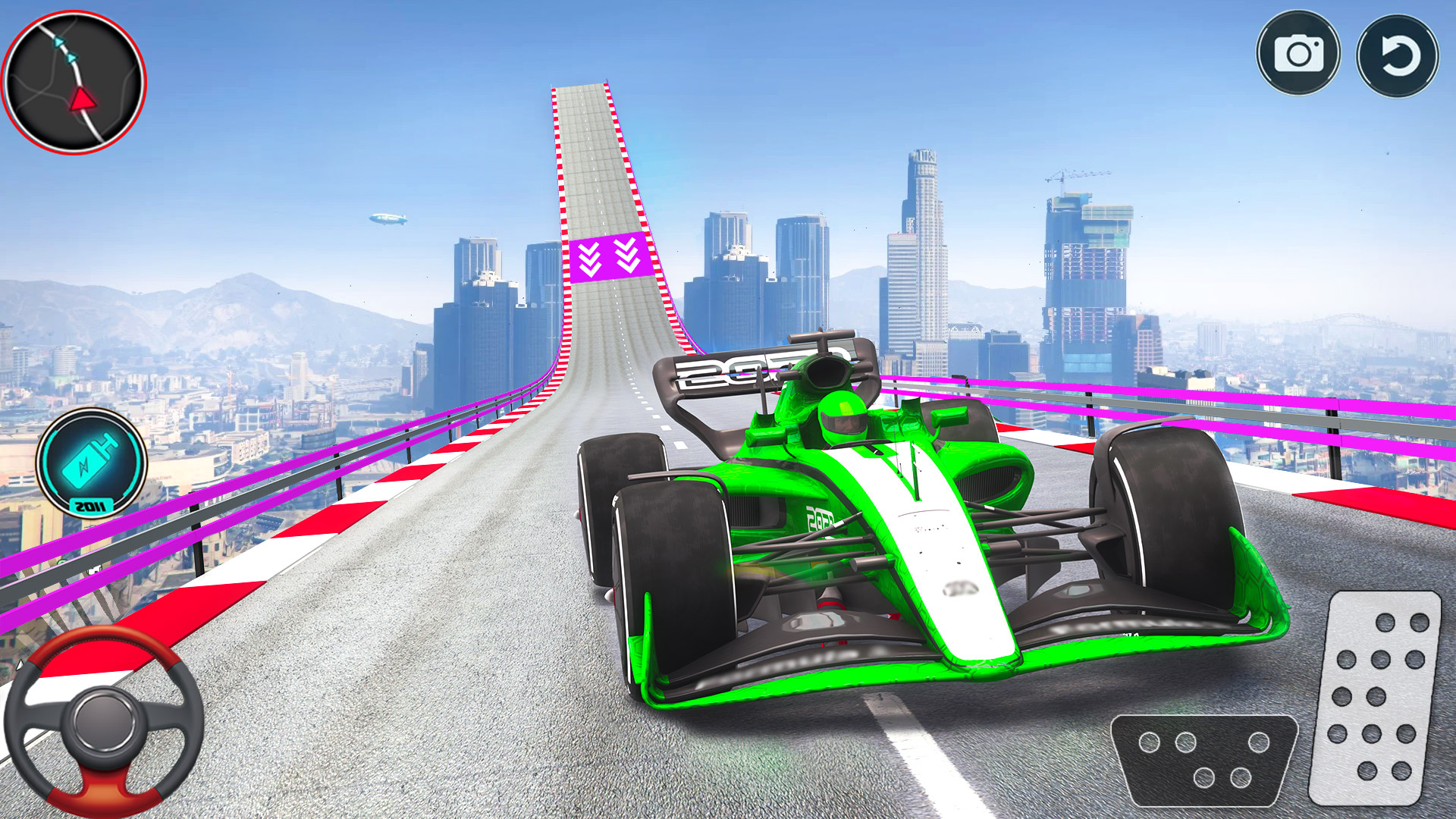 اسکرین شات 3 بازی GT Formula Car Stunt Master 3D