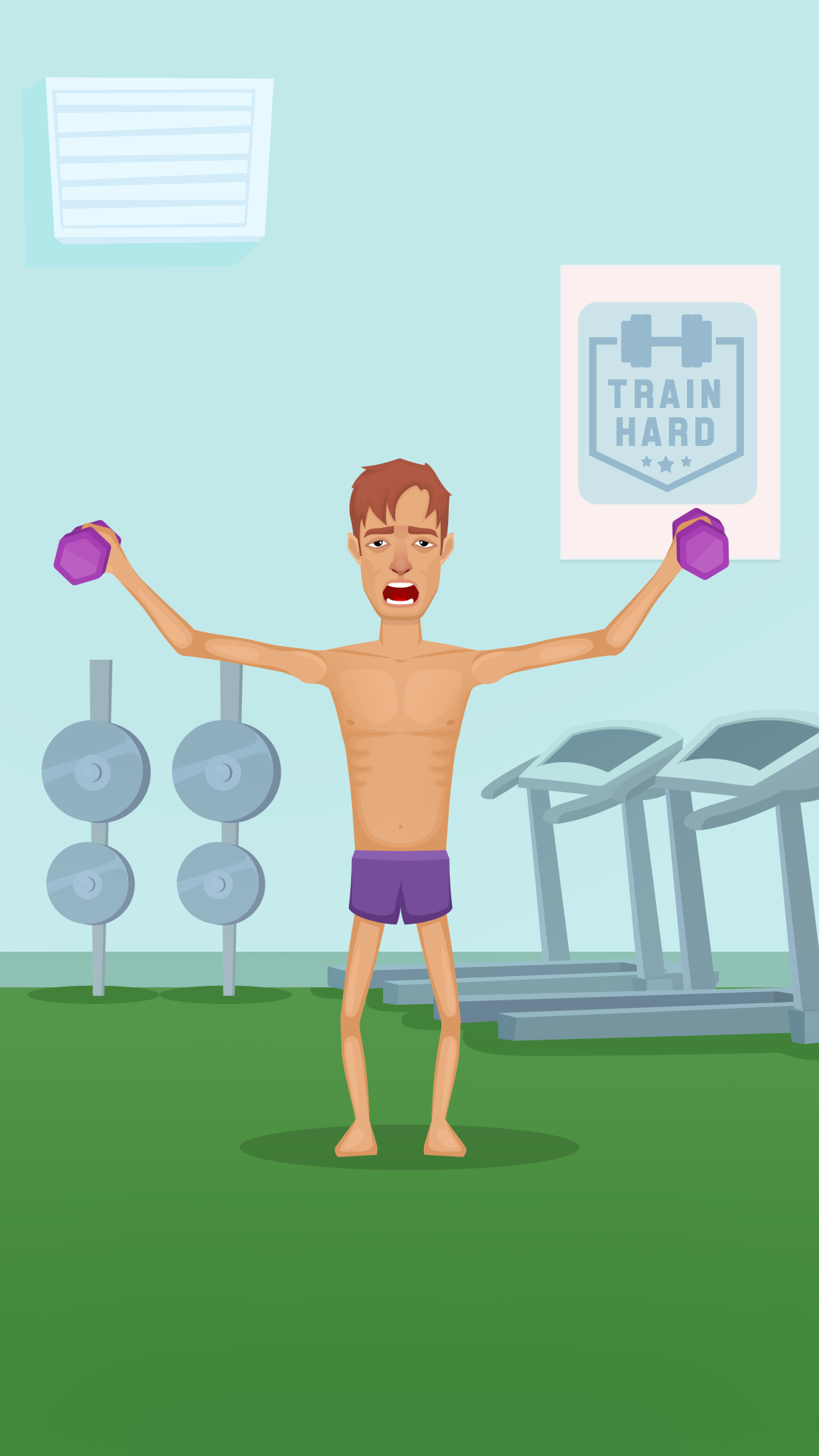 اسکرین شات 3 بازی Muscle Man Clicker-Gym Workout
