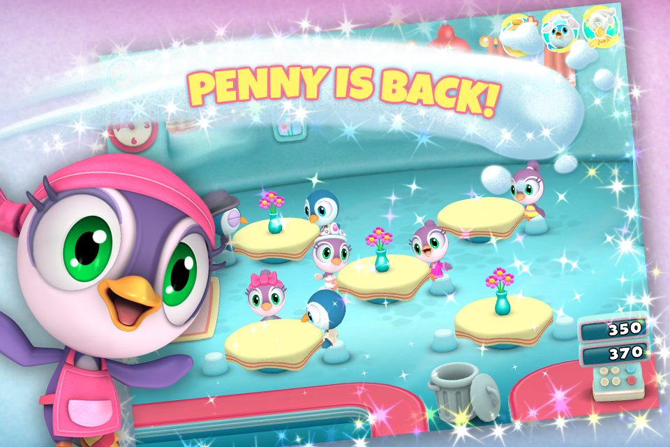 اسکرین شات 1 بازی Penguin Diner 3D Cooking Game
