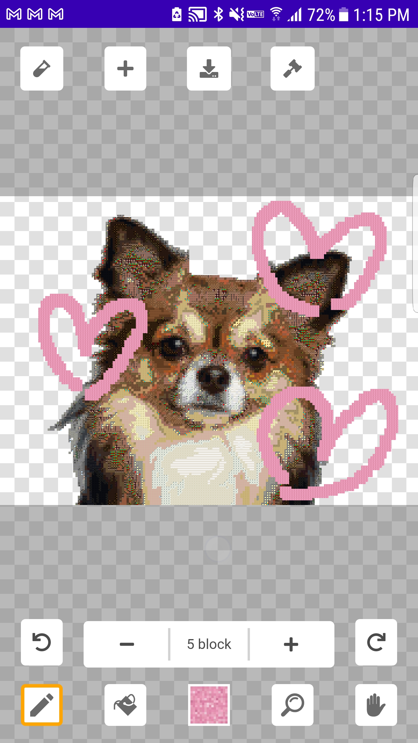 اسکرین شات 3 برنامه Pixel art maker for minecraft