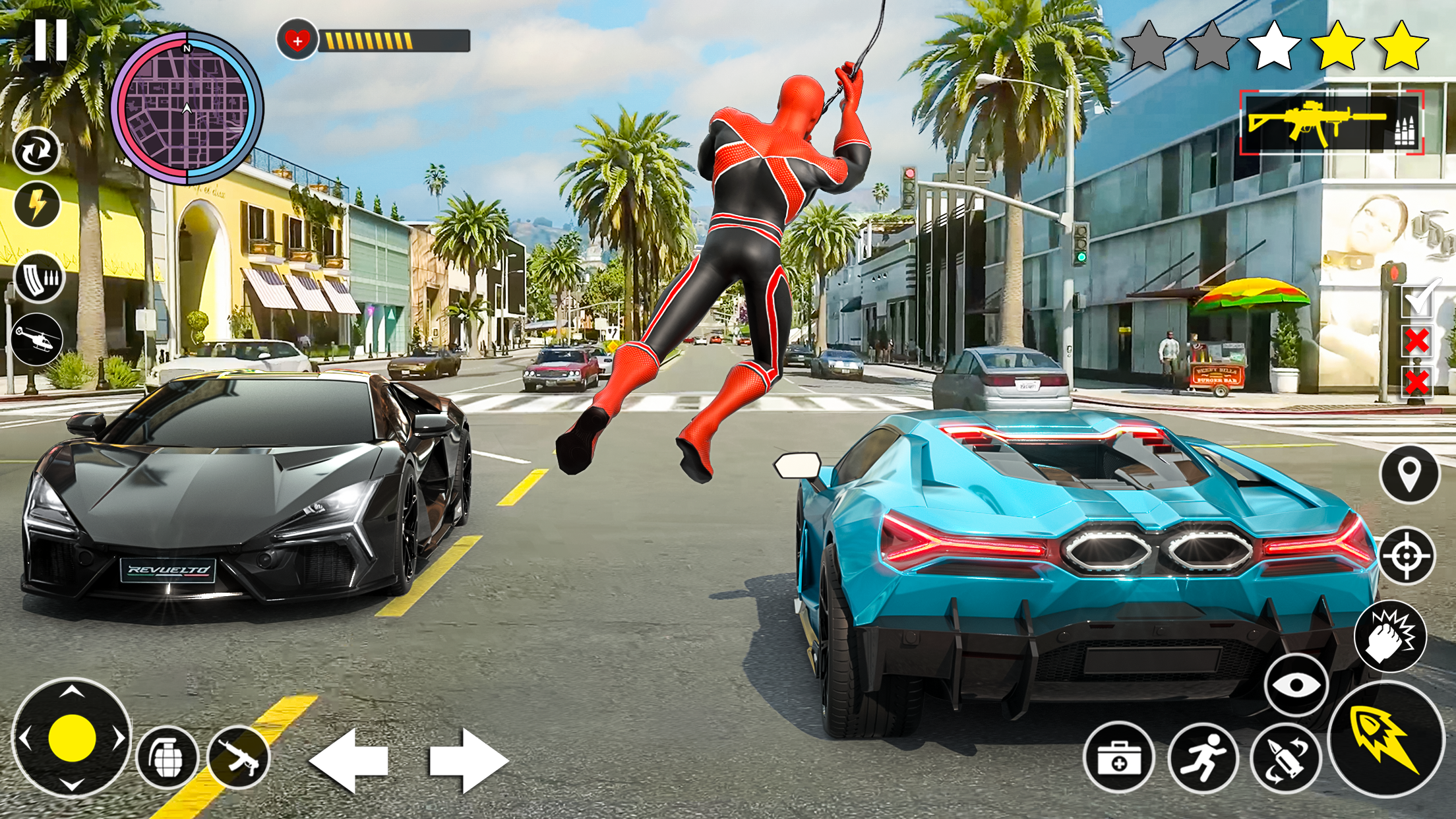 اسکرین شات 6 برنامه Open World Games Spider Game