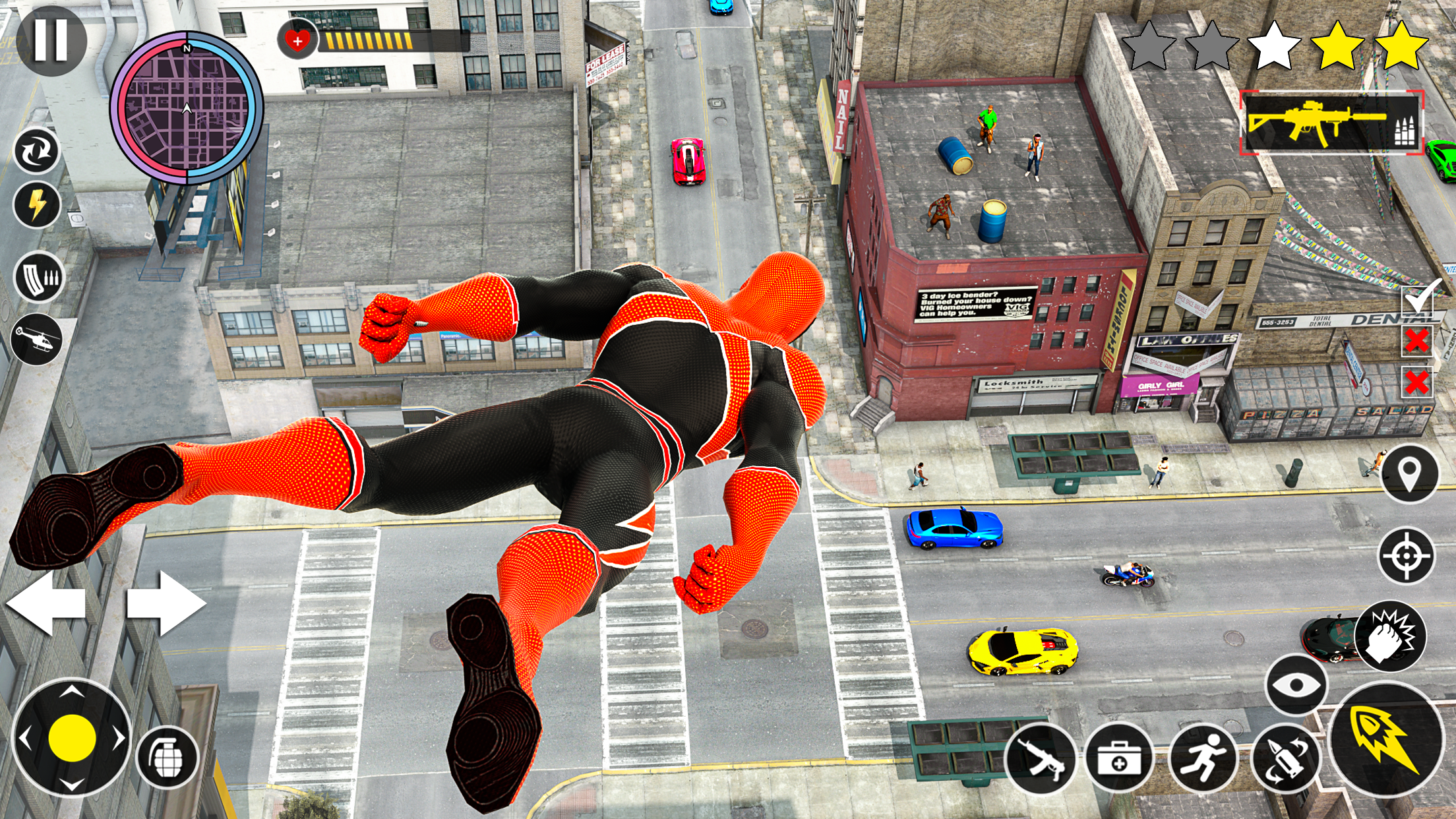 اسکرین شات 2 برنامه Open World Games Spider Game