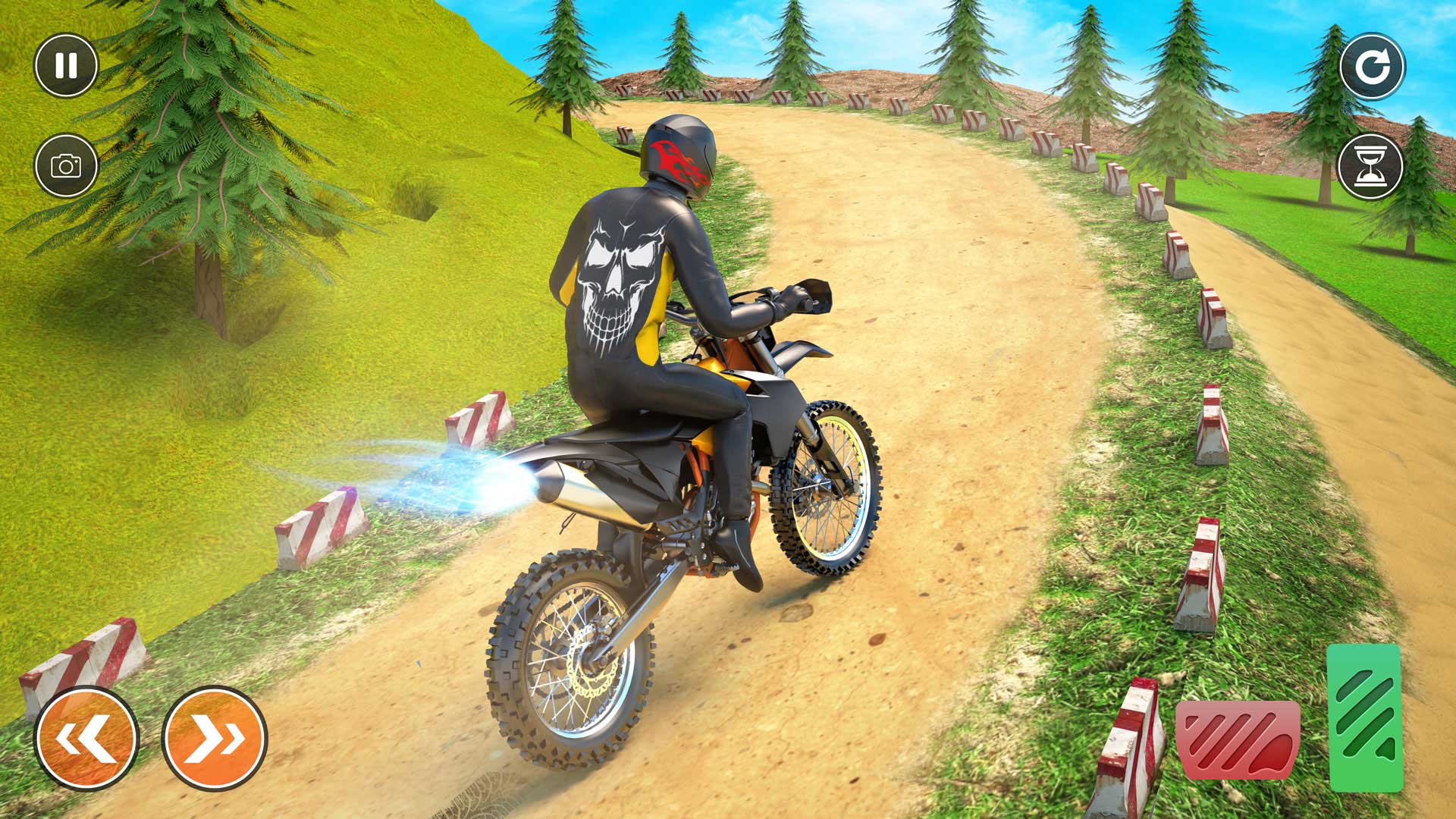 اسکرین شات 5 برنامه Bike Stunt Racing Game offline