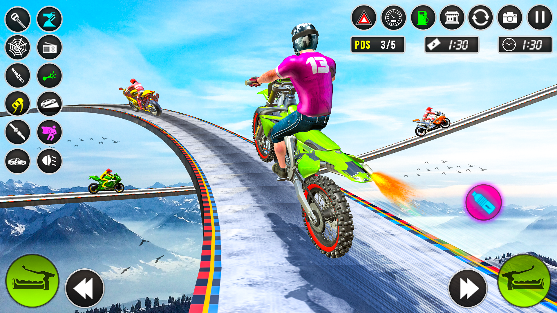 اسکرین شات 2 برنامه Bike Stunt 3D Bike Racing Game