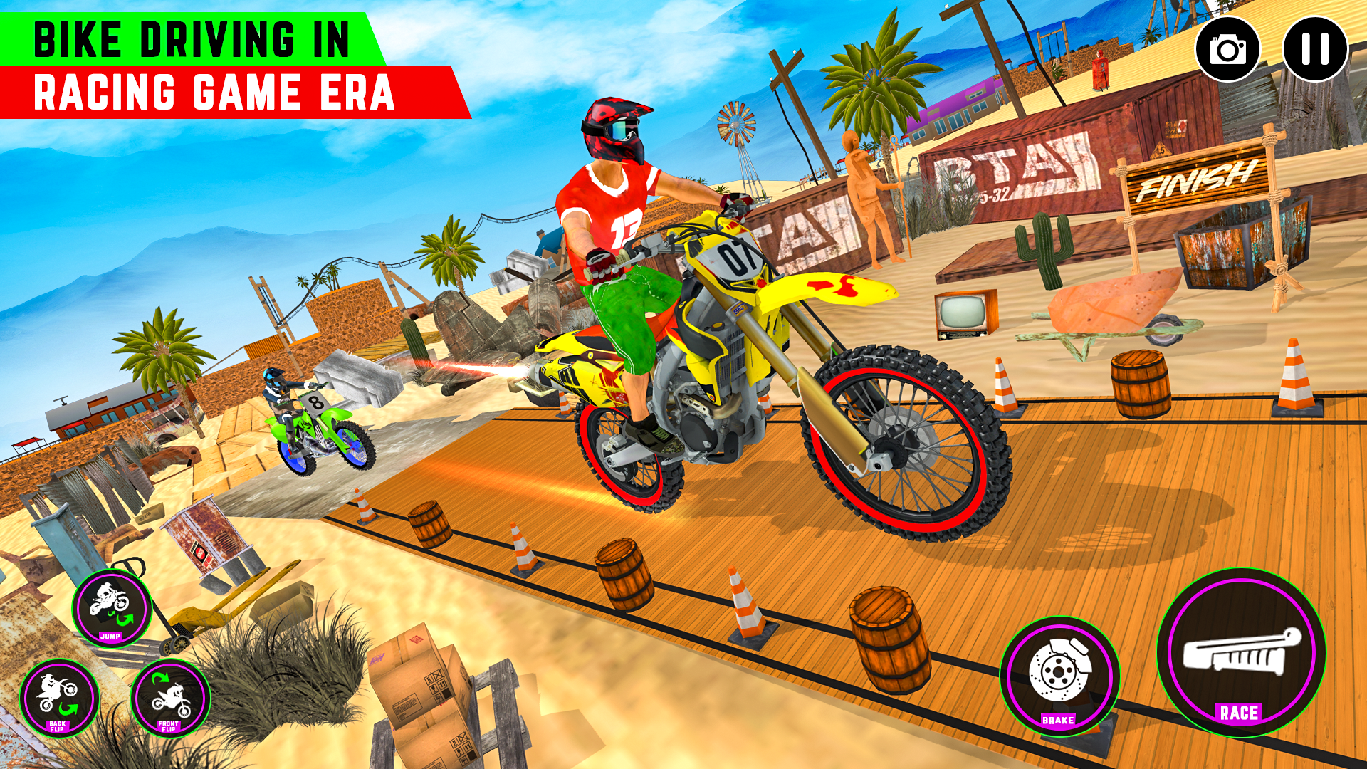 اسکرین شات 5 برنامه Bike Stunt 3D Bike Racing Game