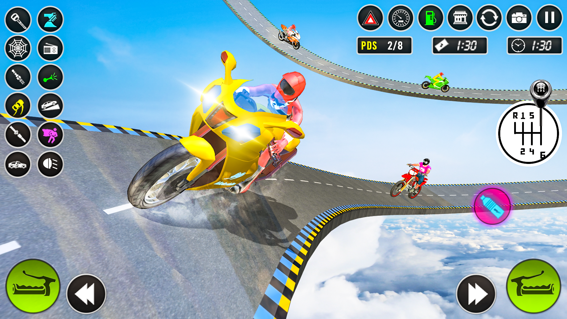 اسکرین شات 1 برنامه Bike Stunt 3D Bike Racing Game