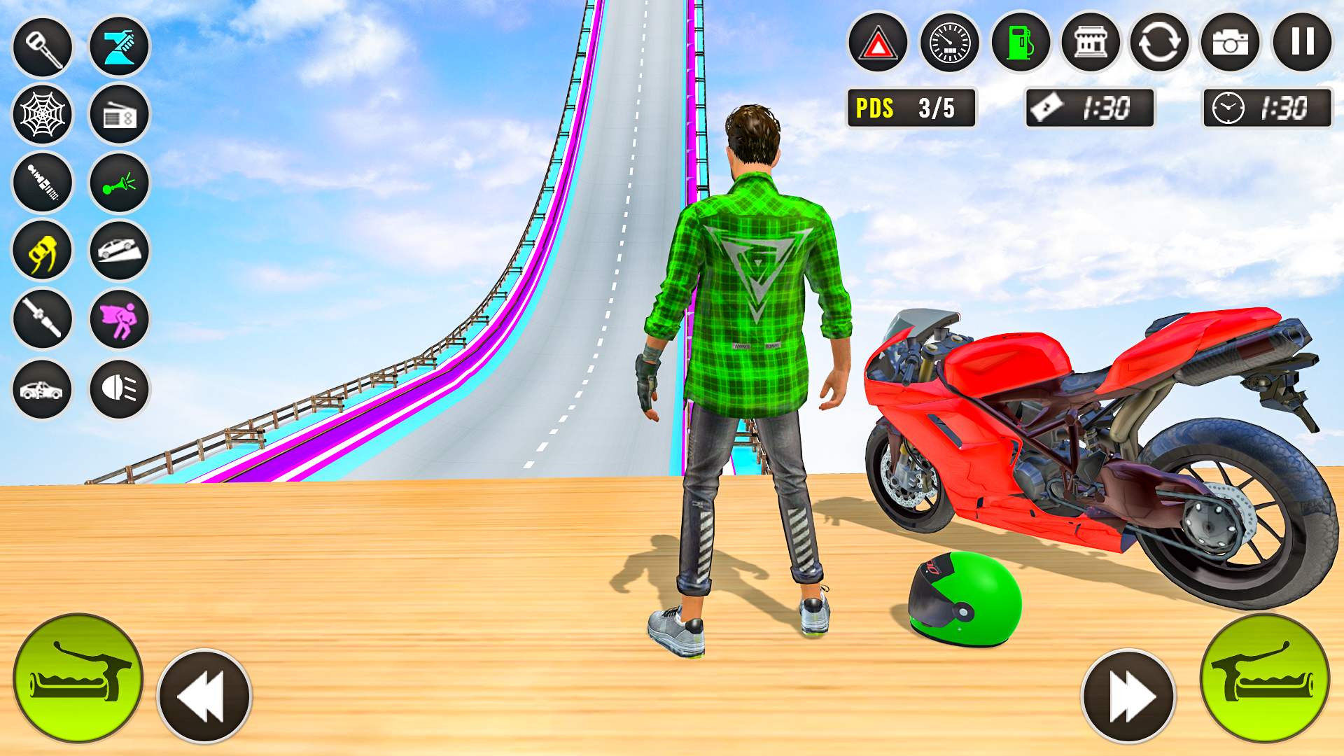 اسکرین شات 4 برنامه Bike Stunt 3D Bike Racing Game