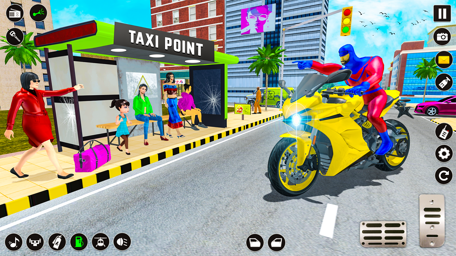 اسکرین شات 2 برنامه Bike Stunt 3D Bike Racing Game