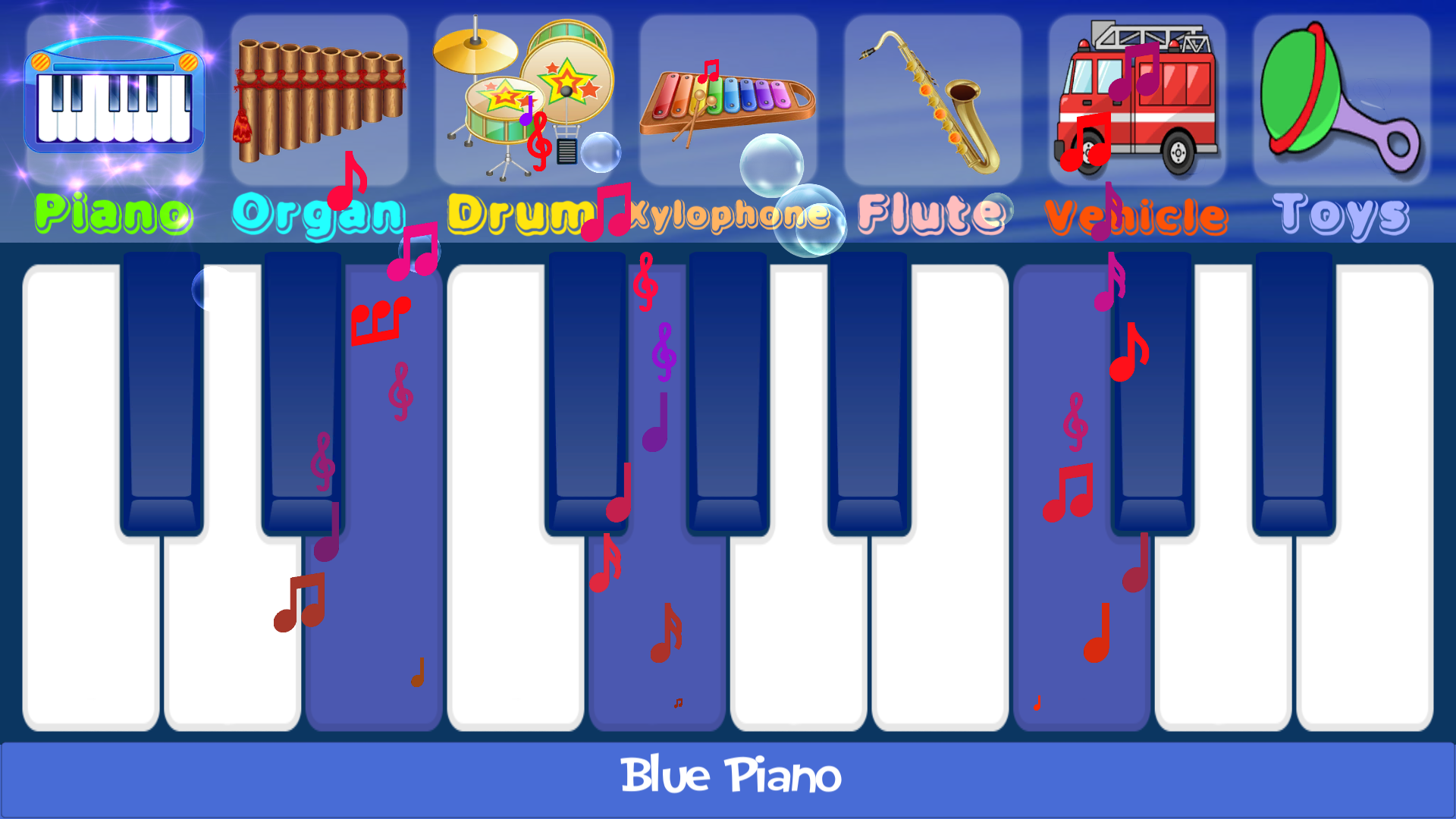 اسکرین شات 2 بازی Blue Piano
