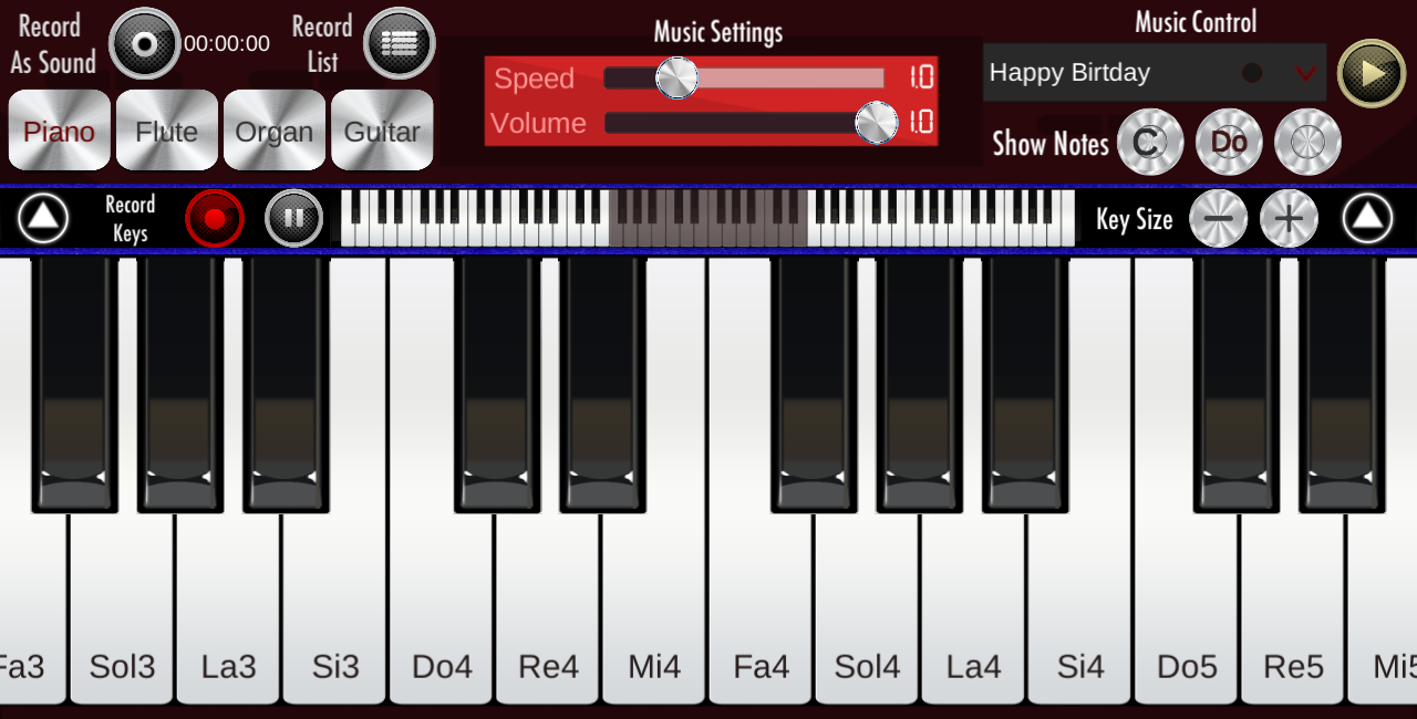 اسکرین شات 8 بازی Real Piano