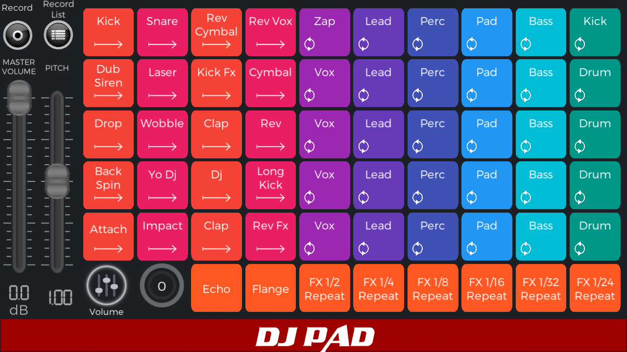 اسکرین شات 1 برنامه DJ PADS - Become a DJ