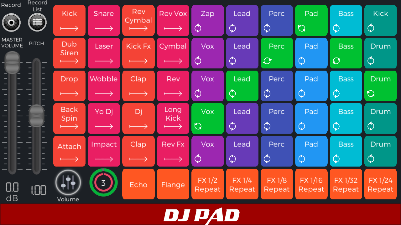 اسکرین شات 2 برنامه DJ PADS - Become a DJ