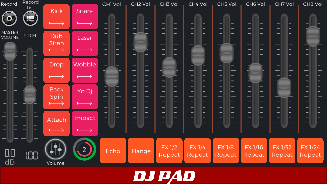 اسکرین شات 4 برنامه DJ PADS - Become a DJ