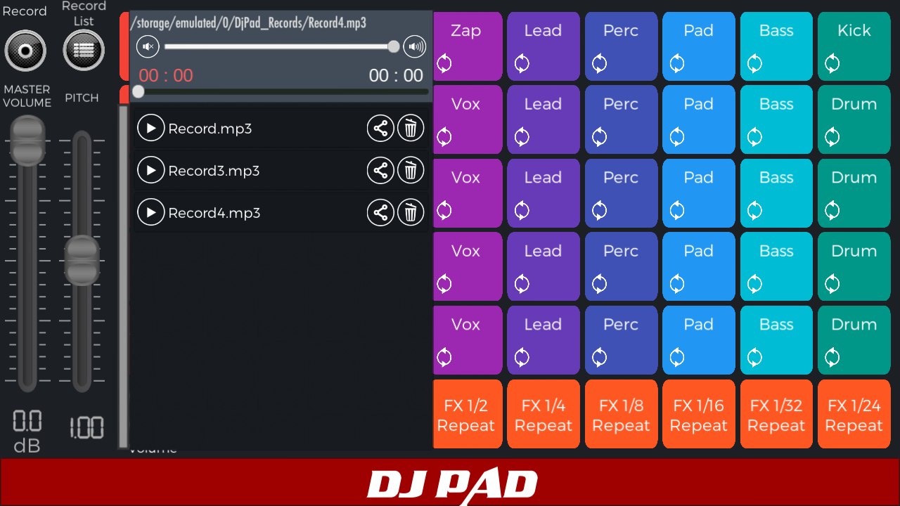 اسکرین شات 3 برنامه DJ PADS - Become a DJ