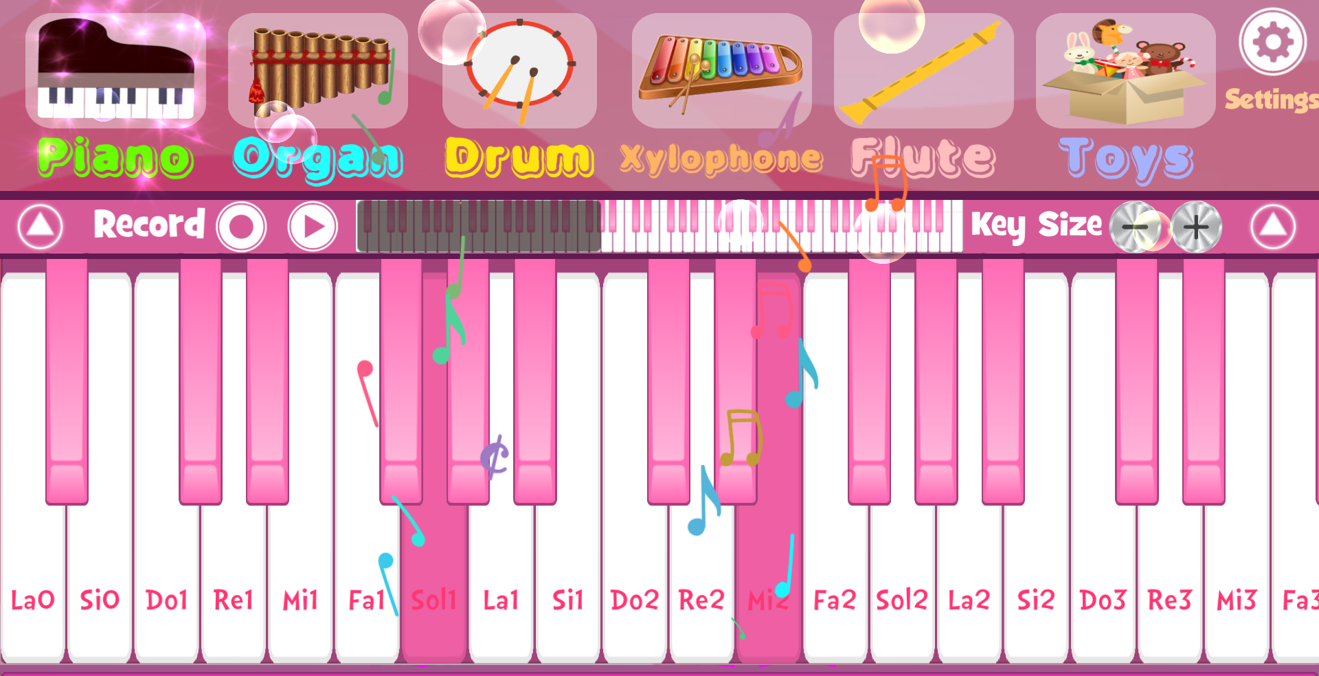 اسکرین شات 6 بازی Pink Piano