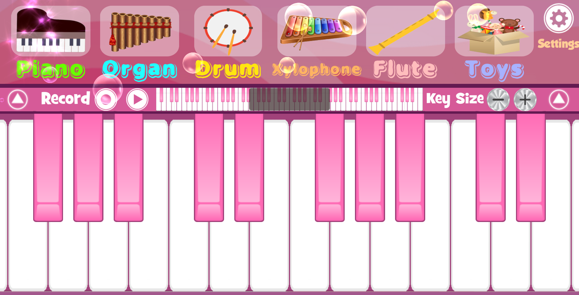 اسکرین شات 1 بازی Pink Piano