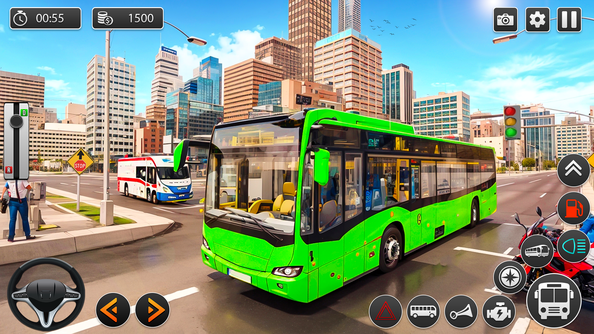 اسکرین شات 1 بازی City Bus Simulator Bus Games