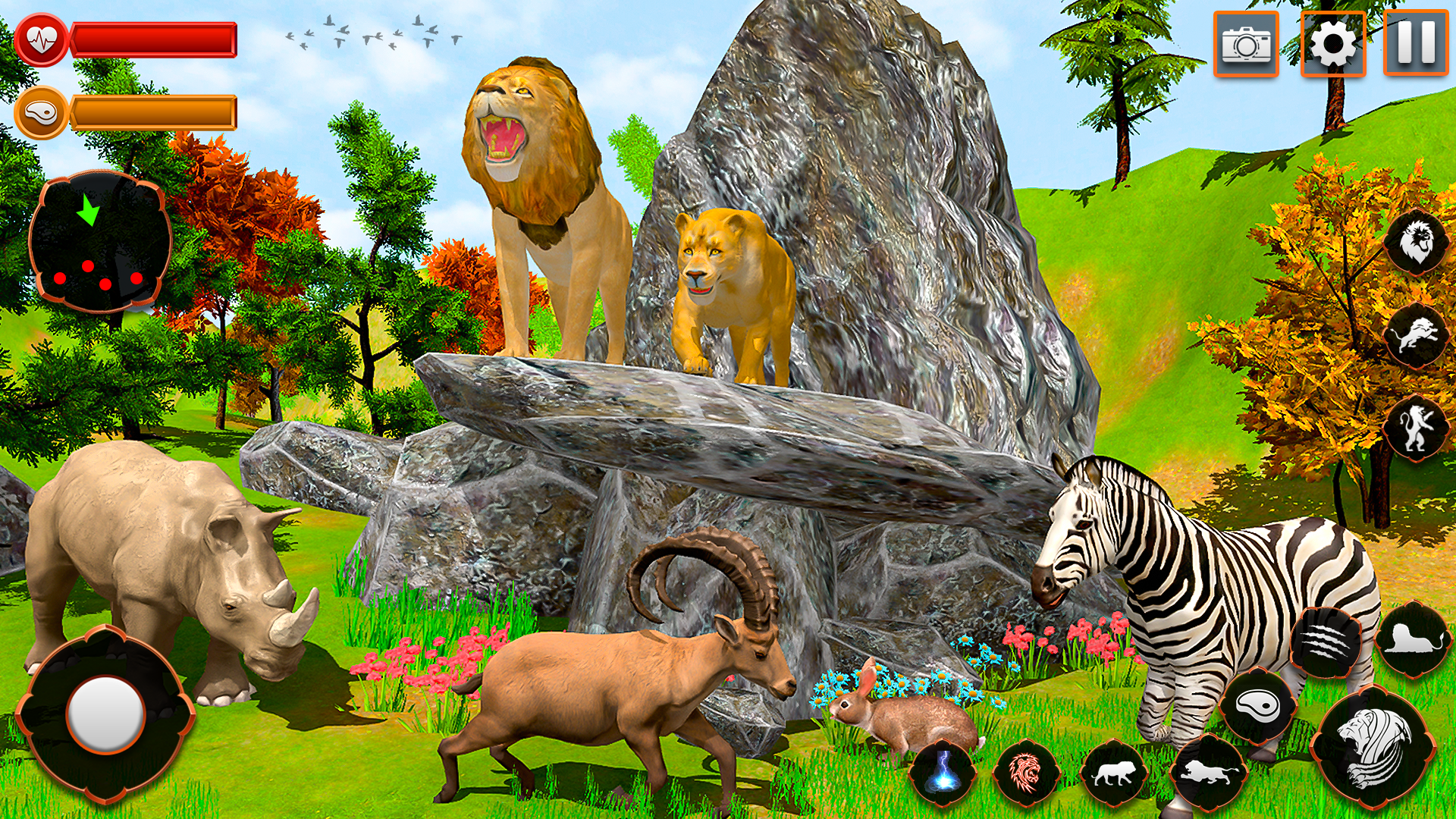 اسکرین شات 6 بازی Animal Games Lion Simulator