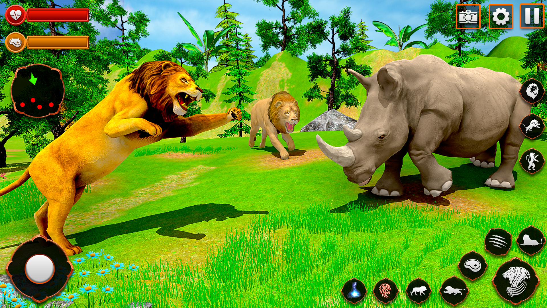 اسکرین شات 5 بازی Animal Games Lion Simulator