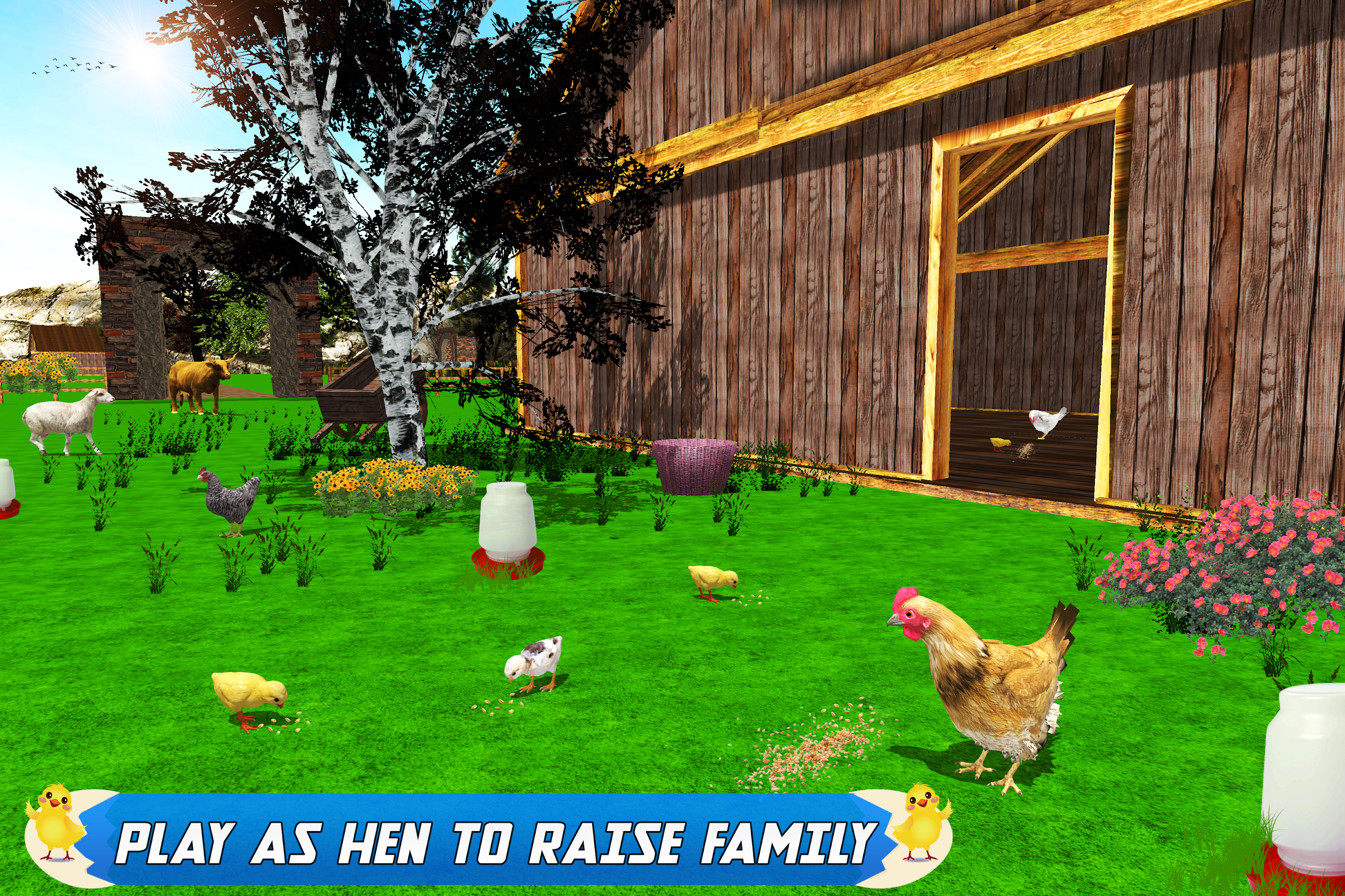 اسکرین شات 1 بازی Hen Simulator Chicken Farming