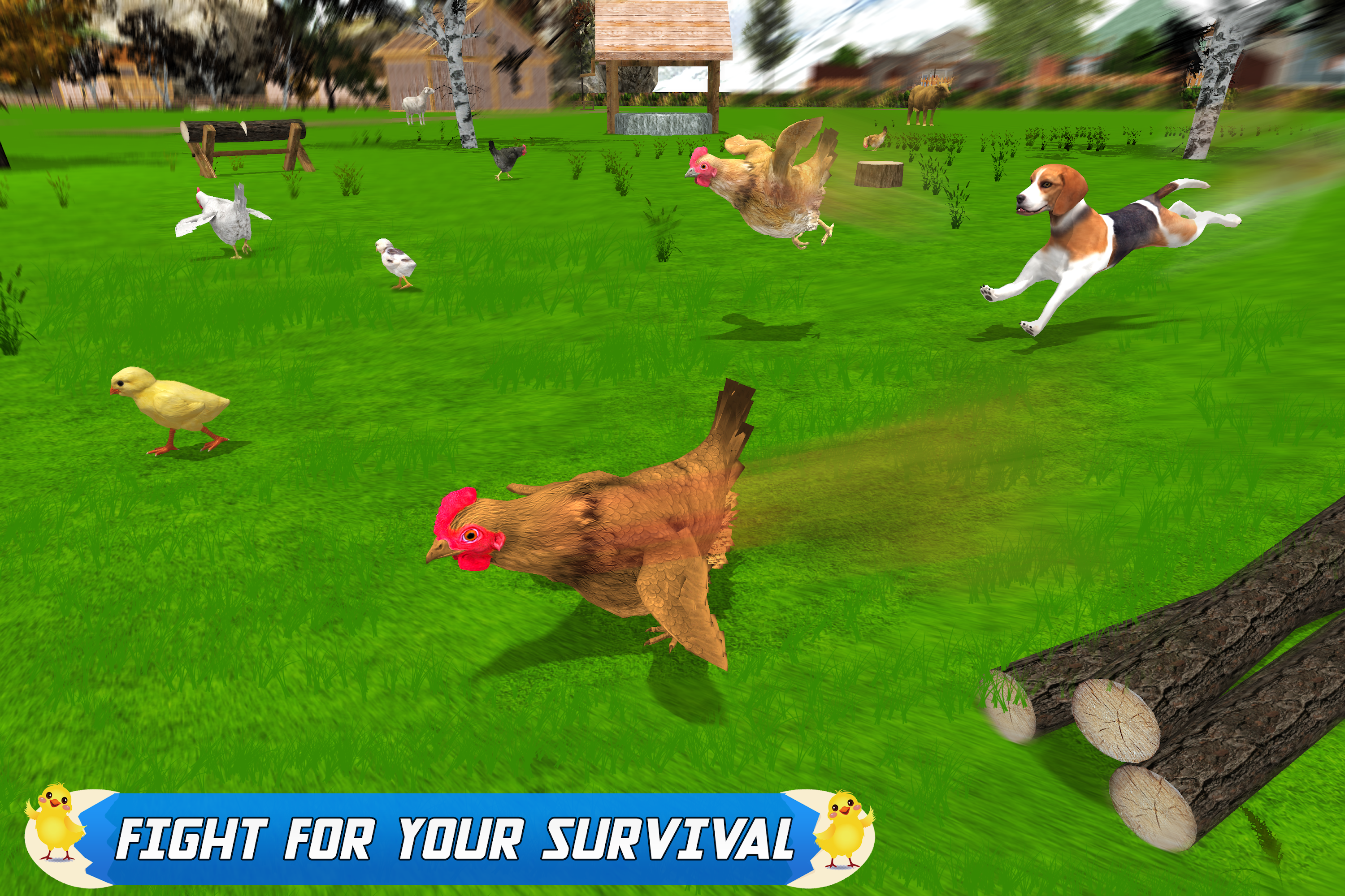 اسکرین شات 4 بازی Hen Simulator Chicken Farming
