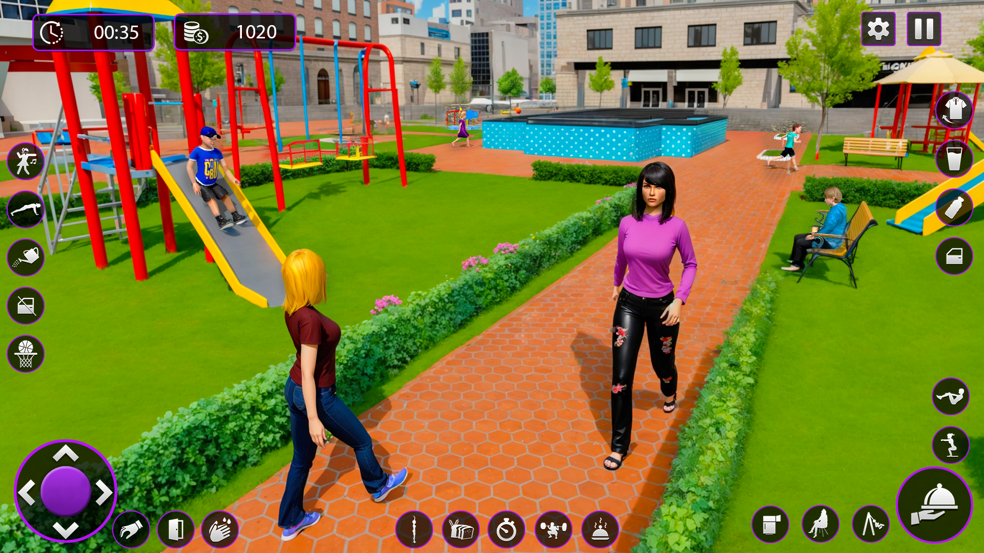 اسکرین شات 5 بازی Single Mom Sim Mother Games