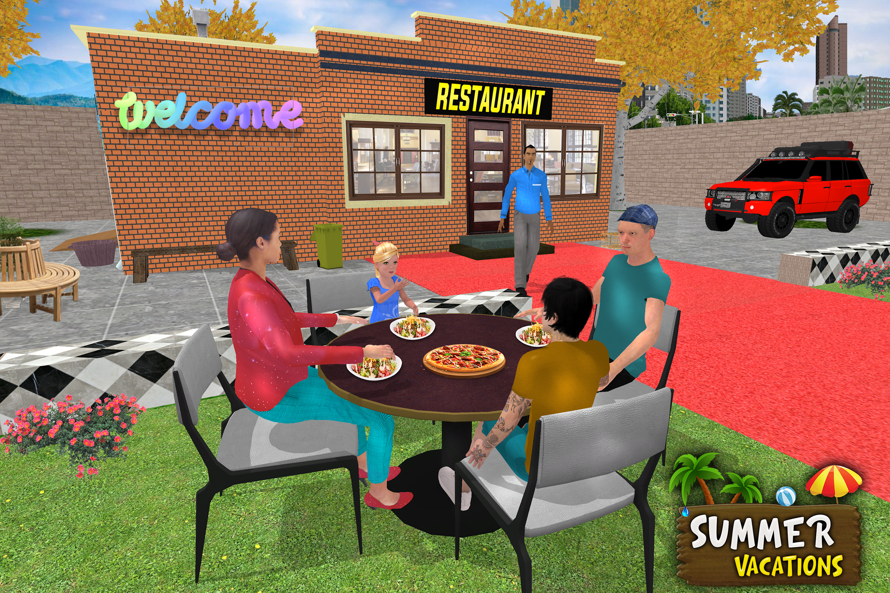 اسکرین شات 4 بازی Virtual Family Summer Vacation