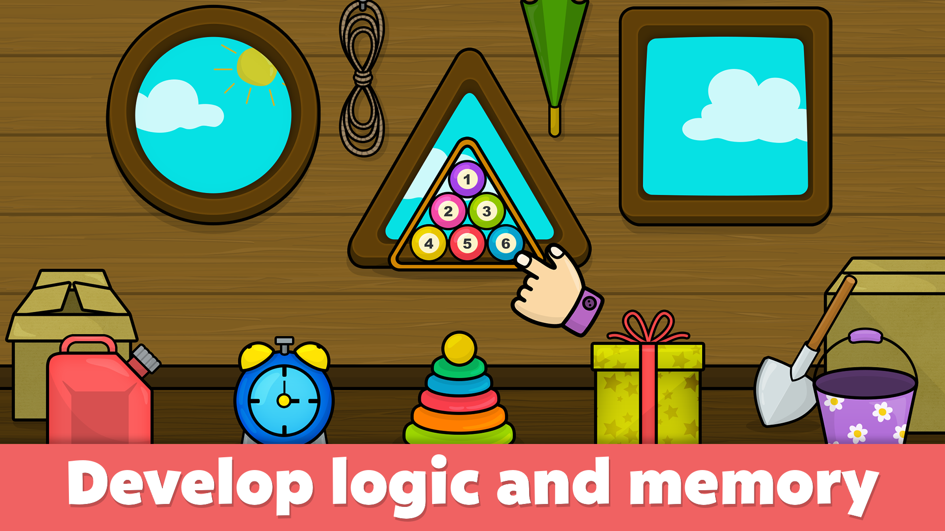 اسکرین شات 3 بازی Baby Games: Shapes and Colors