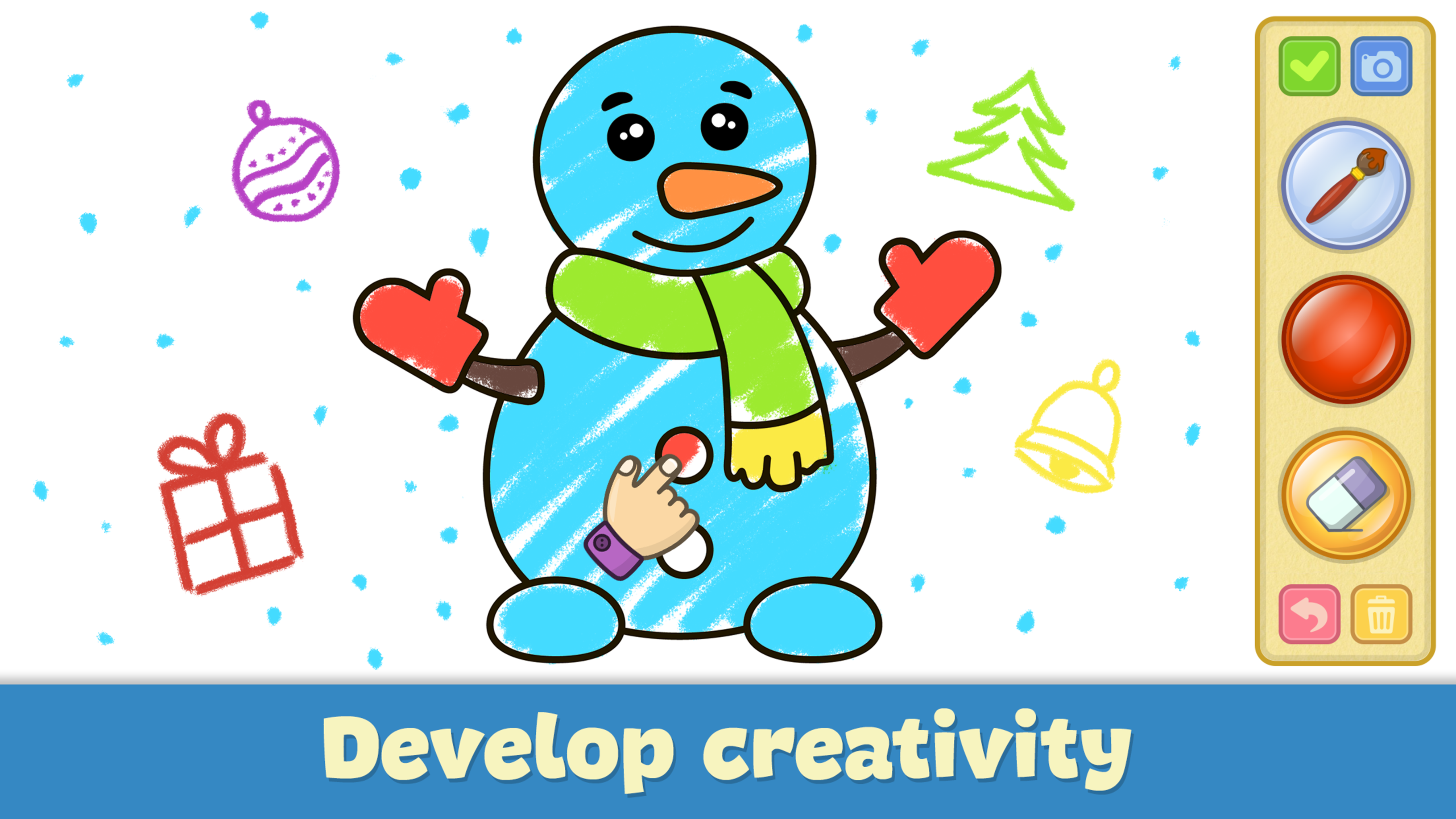 اسکرین شات 3 بازی Kids Coloring & Drawing Games