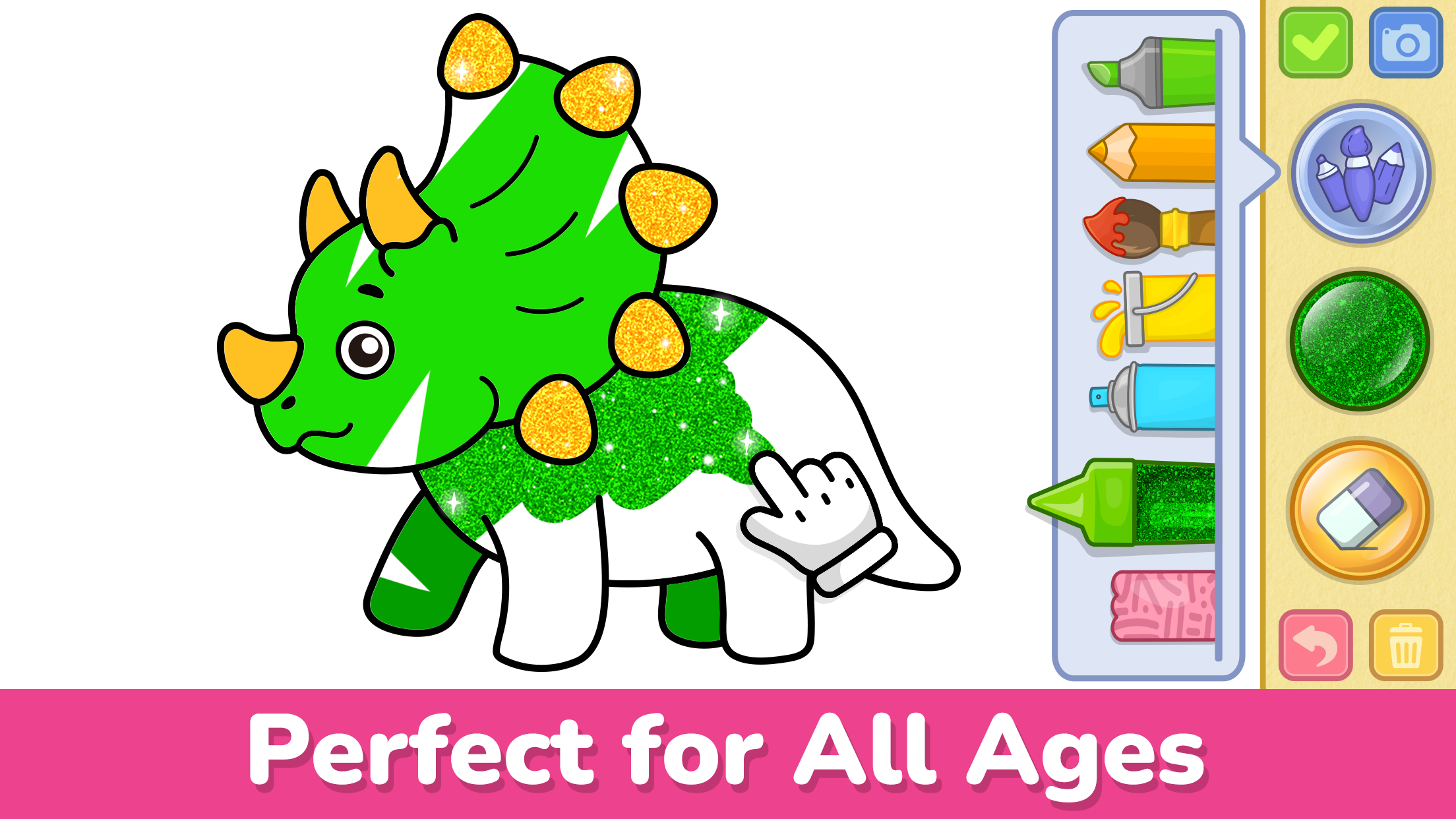 اسکرین شات 1 بازی Kids Coloring & Drawing Games