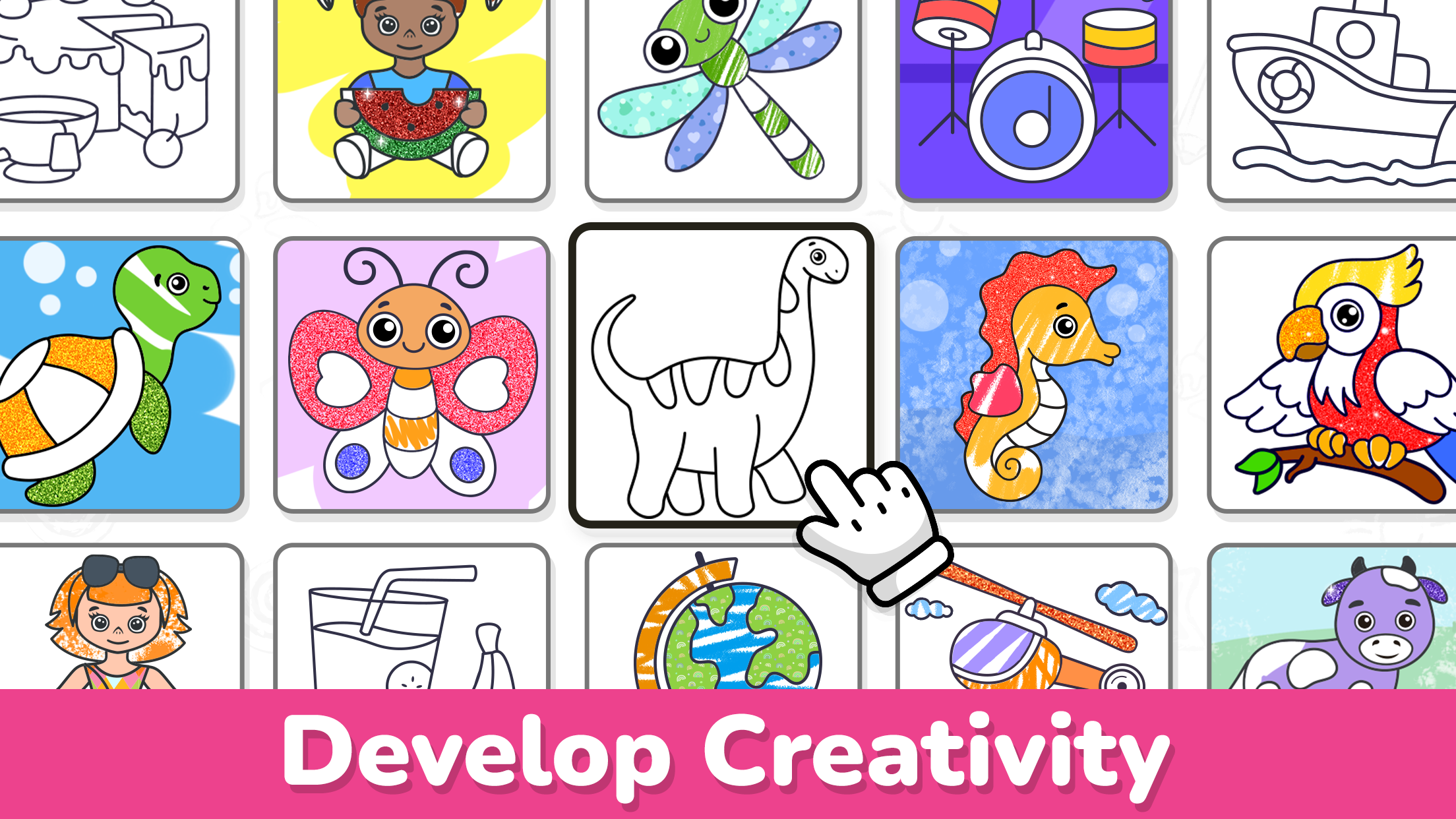 اسکرین شات 2 بازی Kids Coloring & Drawing Games