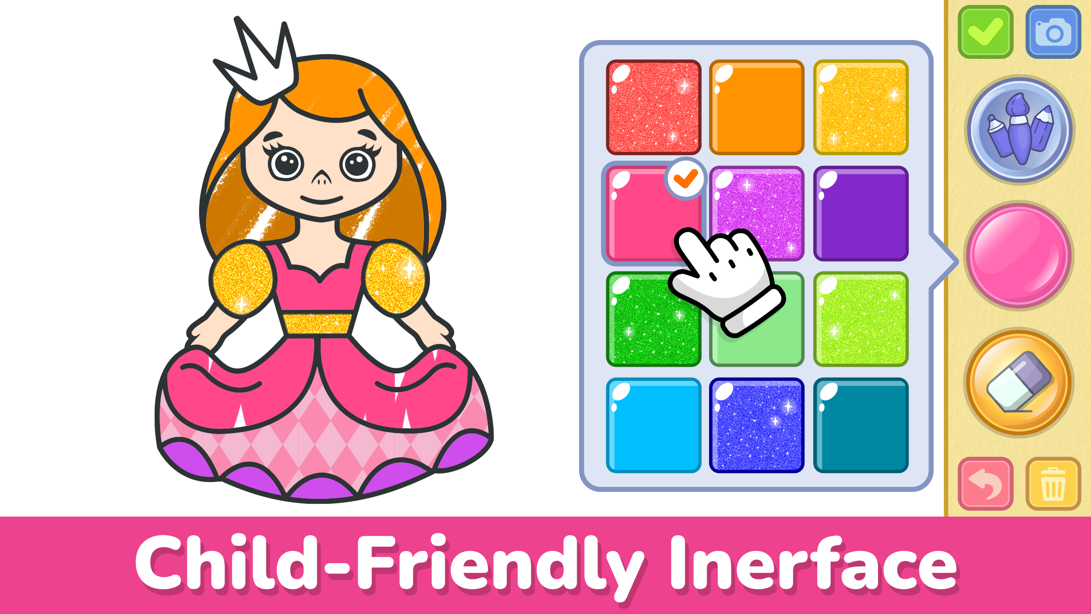 اسکرین شات 3 بازی Kids Coloring & Drawing Games