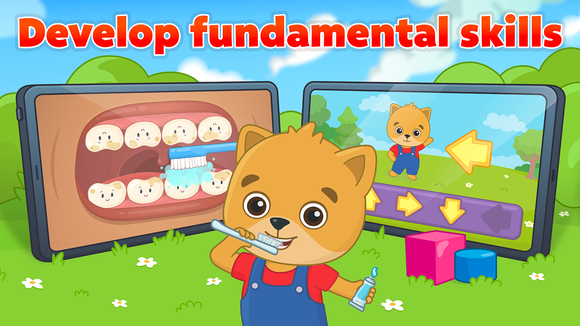اسکرین شات 2 برنامه Kids Learning Games & Stories