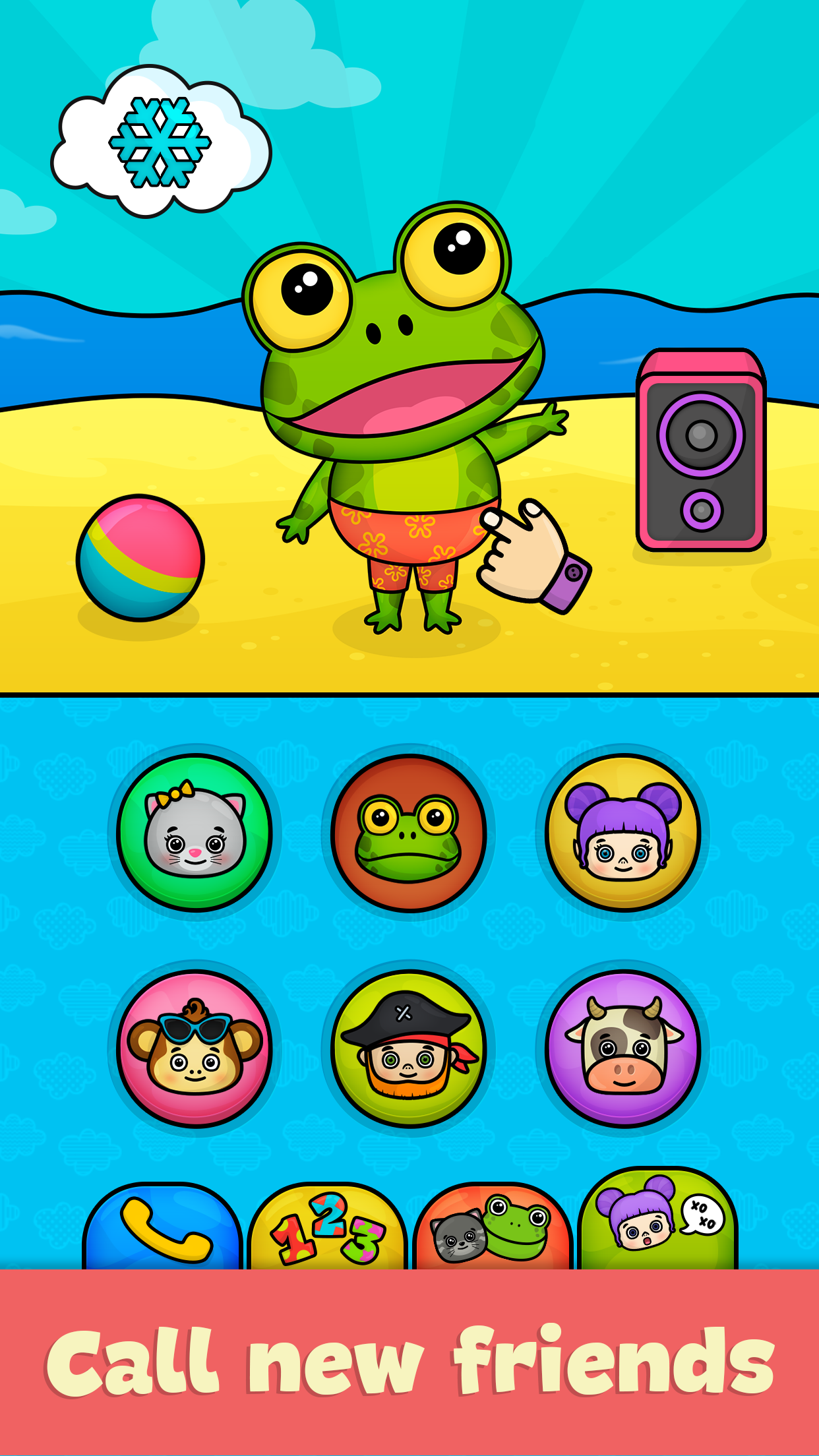 اسکرین شات 4 بازی Baby phone: games for kids 1-5