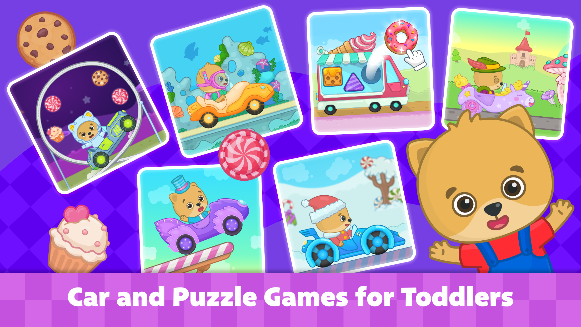 اسکرین شات 1 بازی Kids car games for toddlers 1+