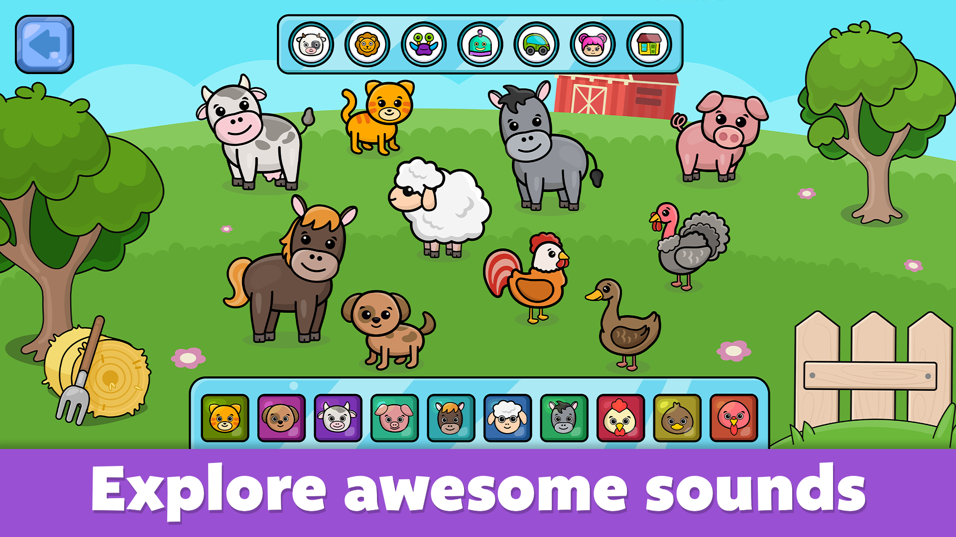 اسکرین شات 3 بازی Baby Piano: Kids Music Games