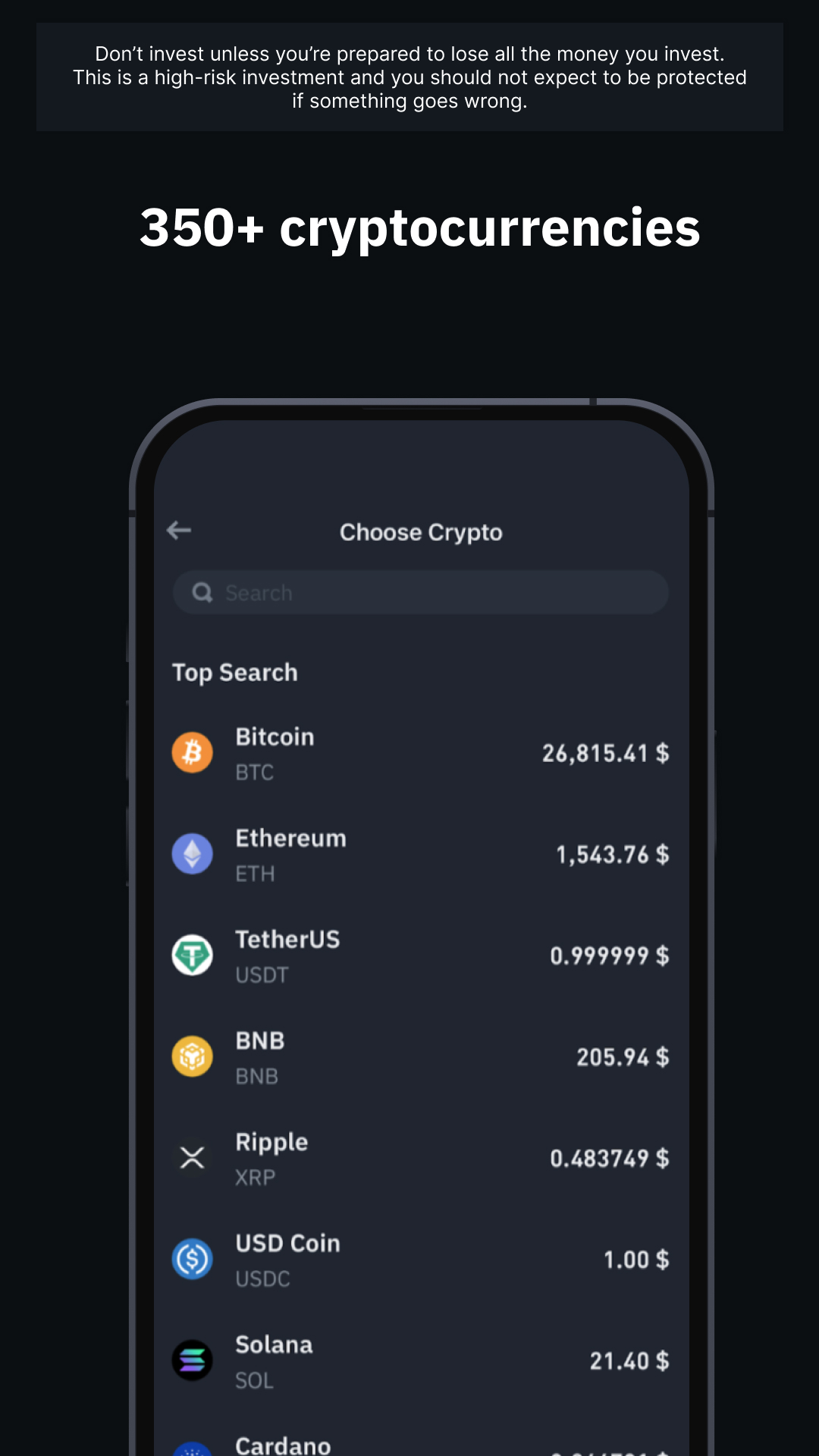 اسکرین شات 3 برنامه Binance: Buy Bitcoin & Crypto