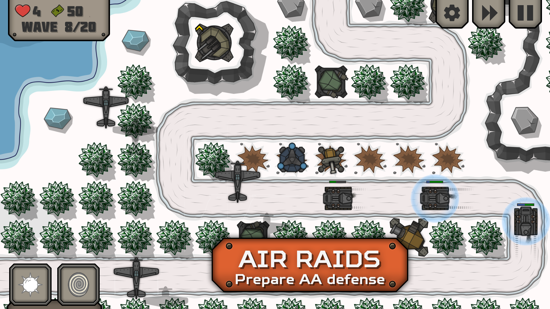 اسکرین شات 4 بازی Tactical War 2: Tower Defence