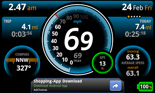 اسکرین شات 8 برنامه Ulysse Speedometer