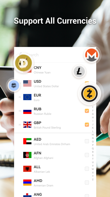 اسکرین شات 2 برنامه Currency Converter