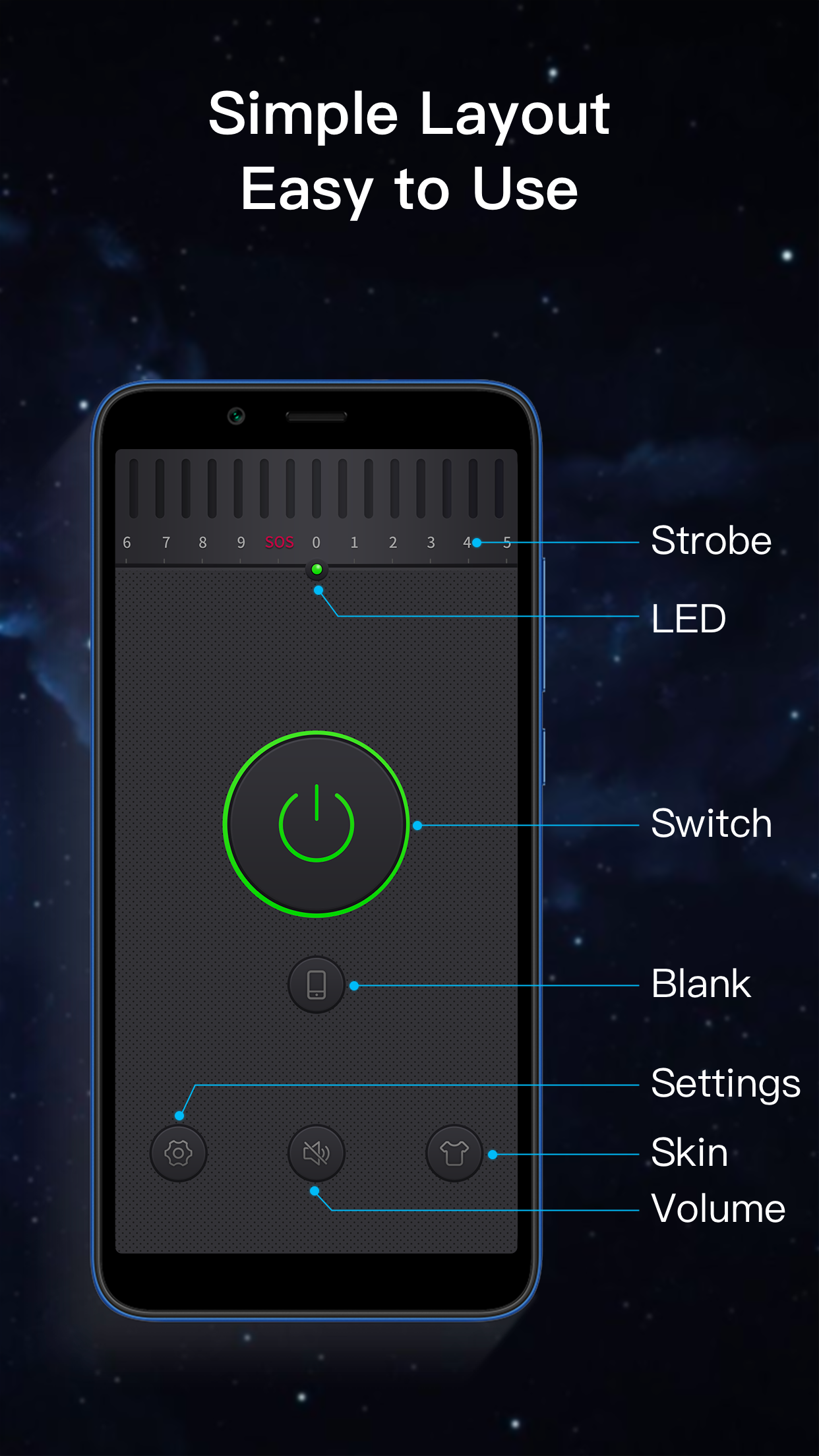 اسکرین شات 1 برنامه Flashlight