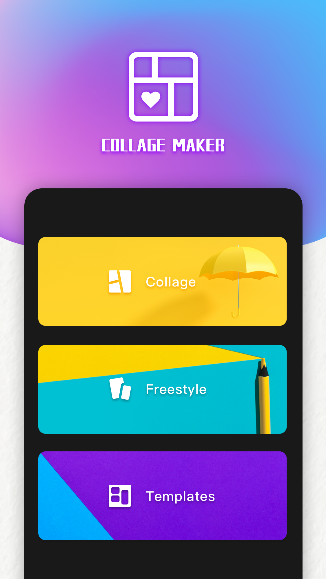 اسکرین شات 1 برنامه Photo Collage Maker