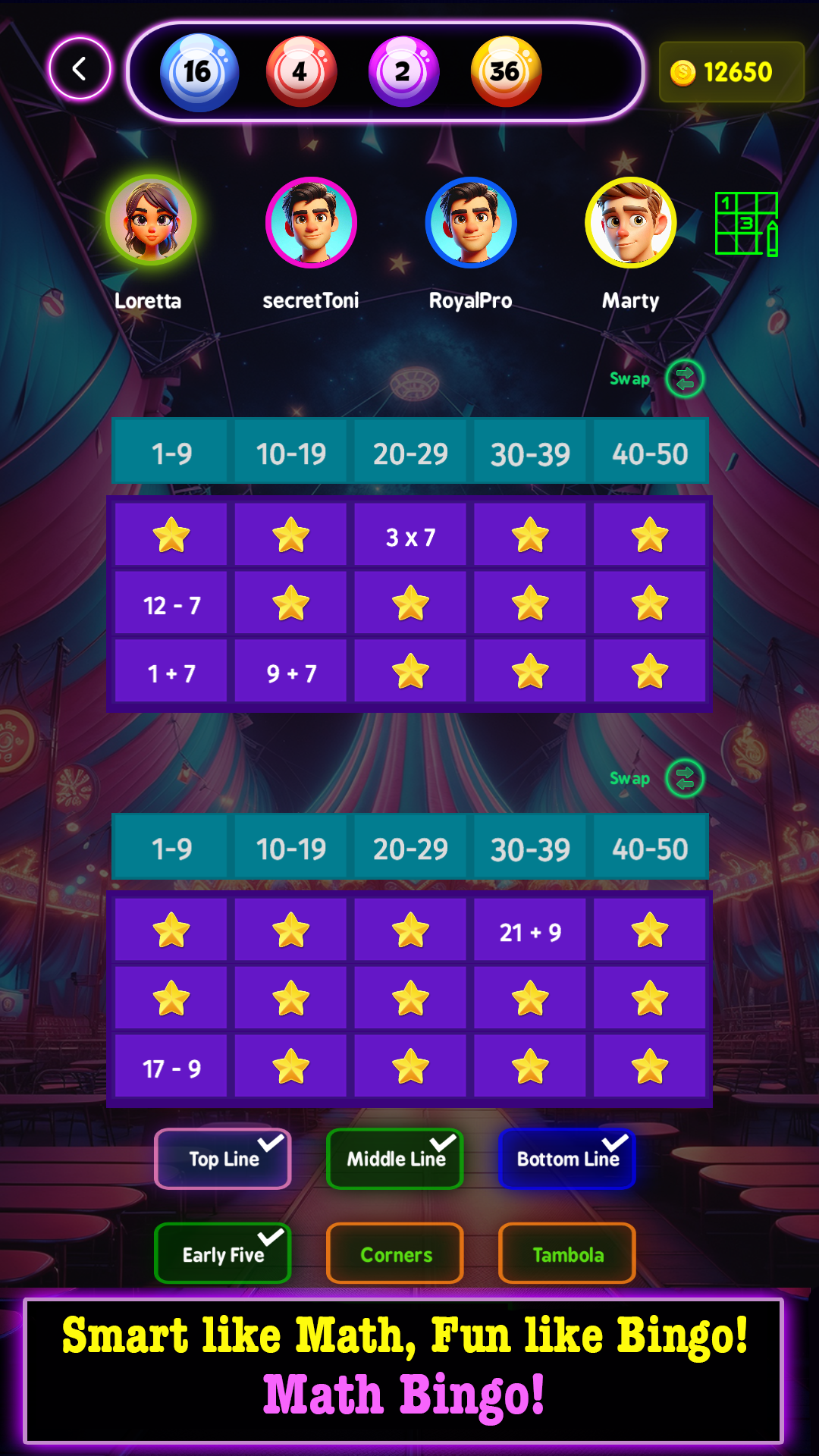 اسکرین شات 2 بازی Tambola: Housie Game