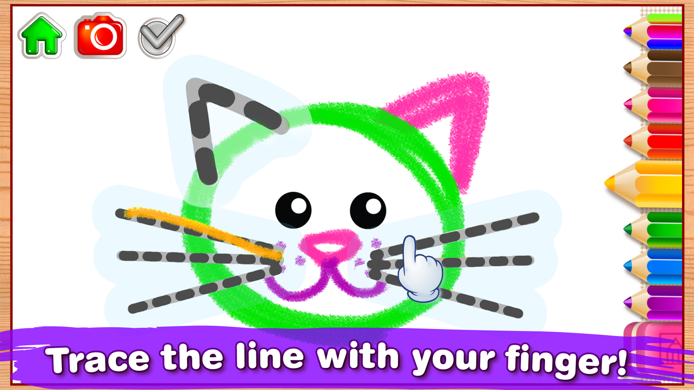 اسکرین شات 3 بازی Toddler Drawing Apps for Kids