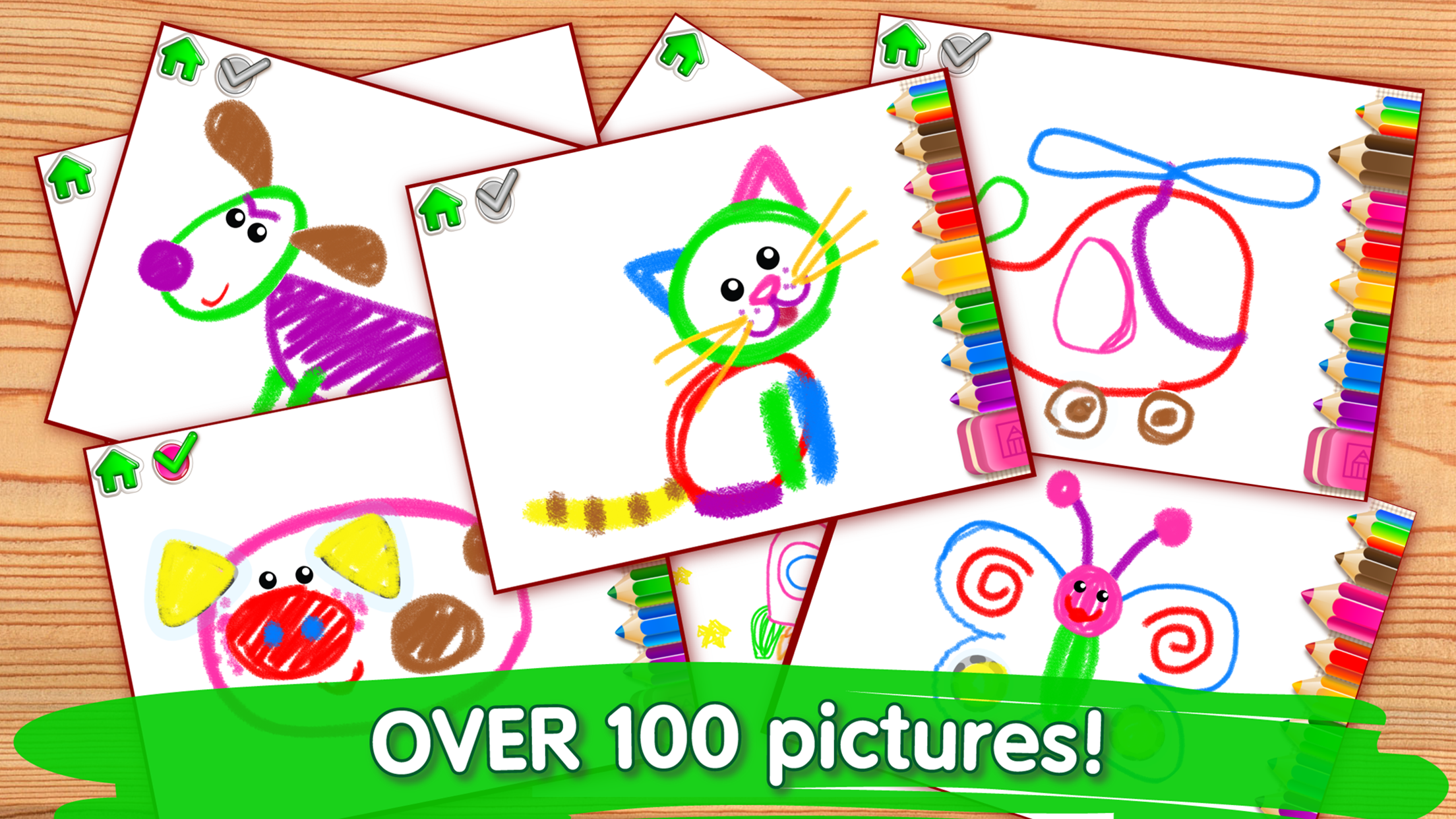 اسکرین شات 6 بازی Toddler Drawing Apps for Kids