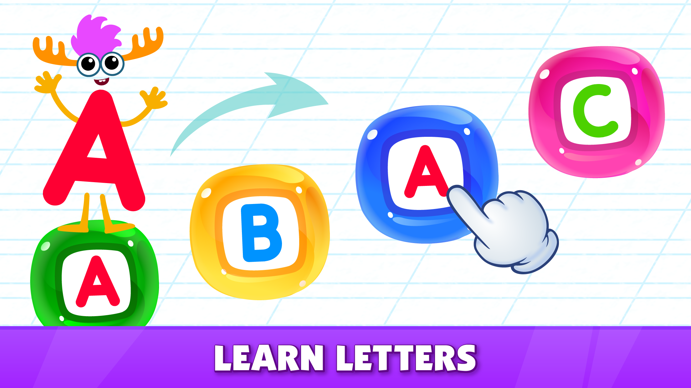 اسکرین شات 2 بازی Bini ABC games for kids!