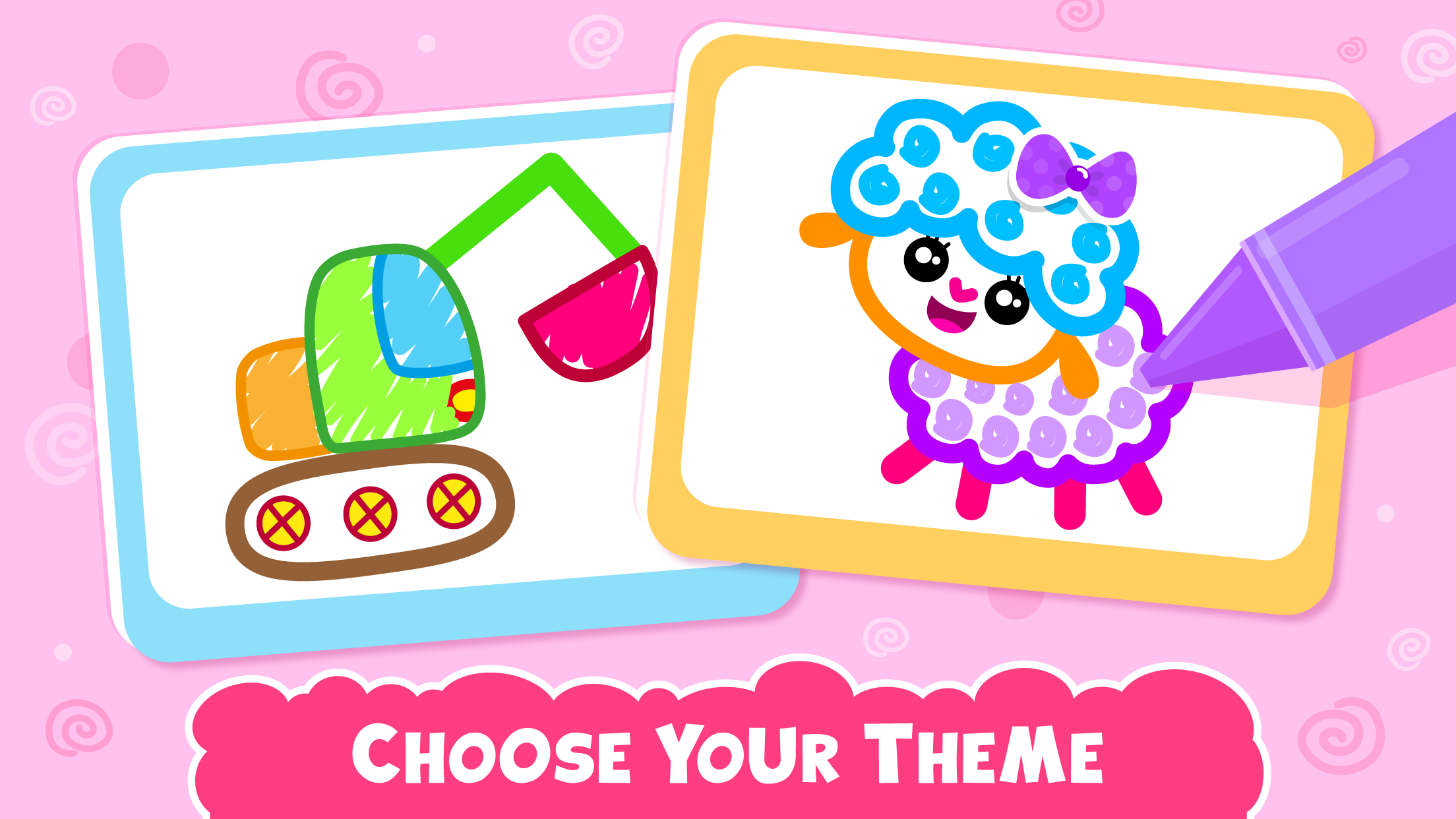 اسکرین شات 1 بازی Kids Drawing Games for Toddler