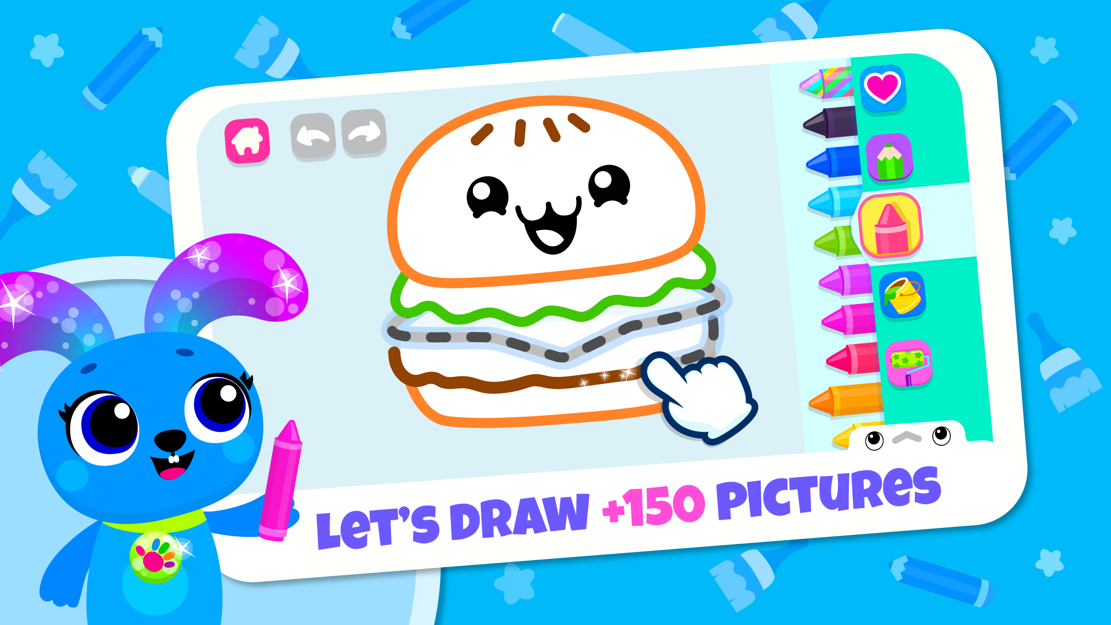 اسکرین شات 1 بازی Kids Drawing Games for Toddler