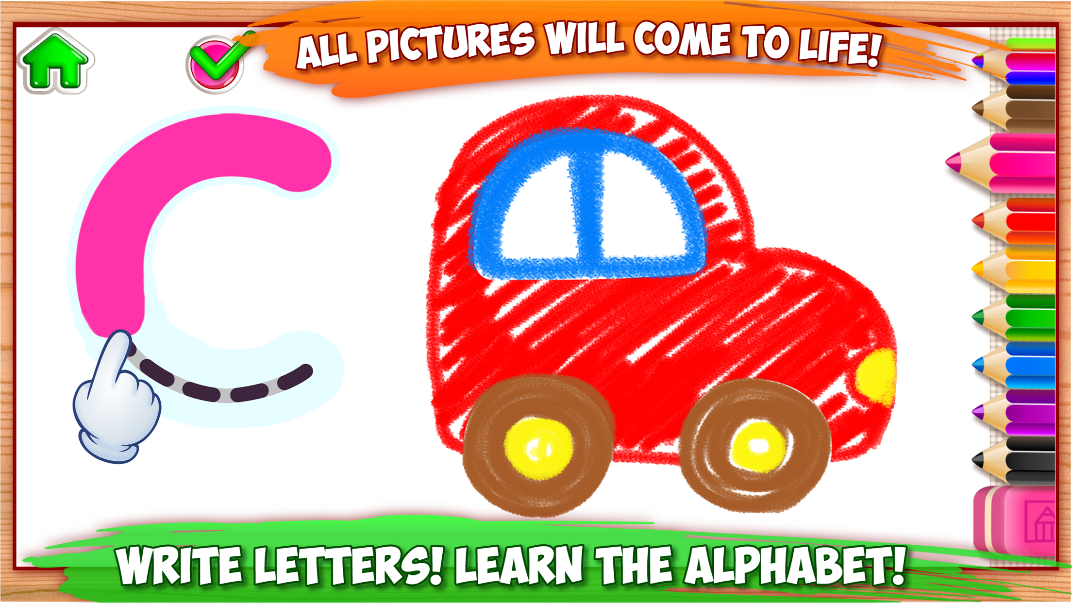 اسکرین شات 1 بازی ABC kids - Alphabet learning!